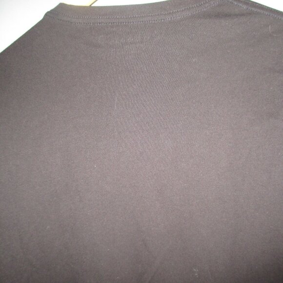 GUESS ECO Shirt Size XS Black With Graphics Long Sleeve 100% Organic Cotton - Picture 10 of 12